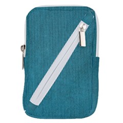 Blue Digital Fabric Belt Pouch Bag (large) by ConteMonfrey