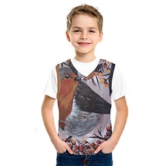 European Robin Kids  Basketball Tank Top