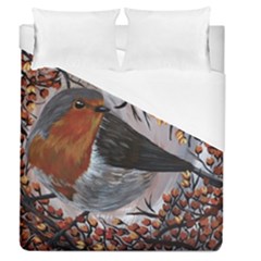 European Robin Duvet Cover (queen Size)