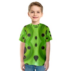 Abstract Geometric Modern Pattern Kids  Sport Mesh Tee