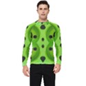 Abstract Geometric Modern Pattern Men s Long Sleeve Rash Guard View1