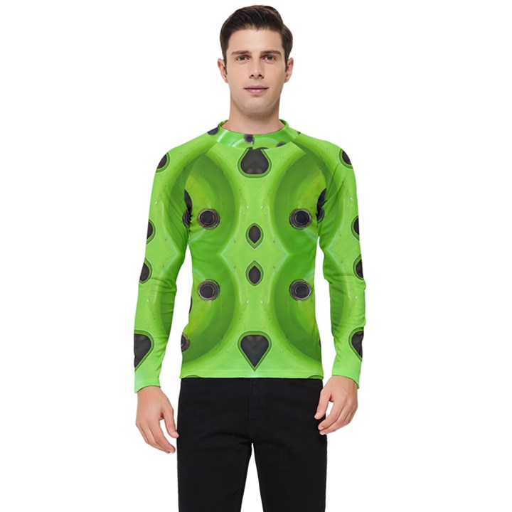 Abstract Geometric Modern Pattern Men s Long Sleeve Rash Guard