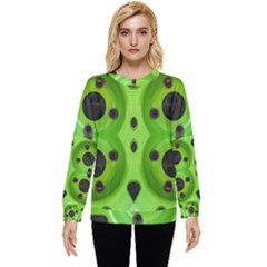 Abstract Geometric Modern Pattern Hidden Pocket Sweatshirt