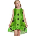 Abstract Geometric Modern Pattern Kids  Frill Swing Dress View1