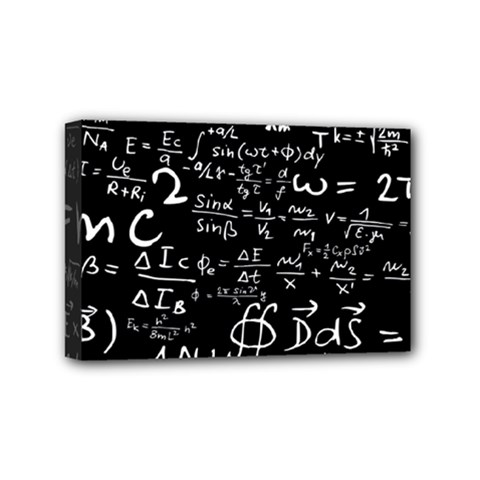 E=mc2 Text Science Albert Einstein Formula Mathematics Physics Mini Canvas 6  X 4  (stretched) by uniart180623