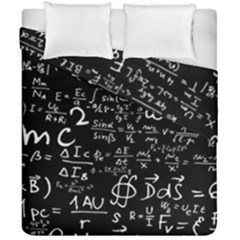 E=mc2 Text Science Albert Einstein Formula Mathematics Physics Duvet Cover Double Side (california King Size) by uniart180623