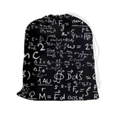 E=mc2 Text Science Albert Einstein Formula Mathematics Physics Drawstring Pouch (2xl) by uniart180623