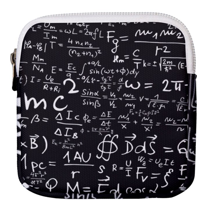 E=mc2 Text Science Albert Einstein Formula Mathematics Physics Mini Square Pouch