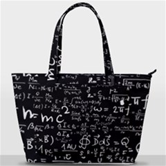 E=mc2 Text Science Albert Einstein Formula Mathematics Physics Back Pocket Shoulder Bag  by uniart180623