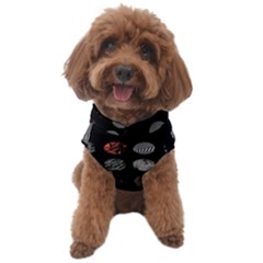 Black And Multicolored Polka Dot Artwork Digital Art Dog Sweater by uniart180623