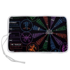 Zodiac Geek Pen Storage Case (l) by uniart180623