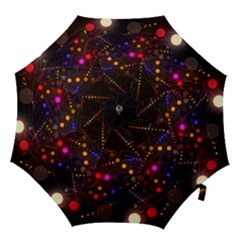 Abstract Light Star Design Laser Light Emitting Diode Hook Handle Umbrellas (medium) by uniart180623