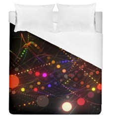 Abstract Light Star Design Laser Light Emitting Diode Duvet Cover (queen Size) by uniart180623