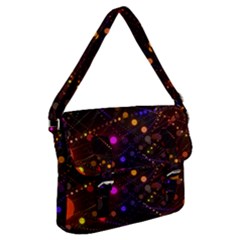 Abstract Light Star Design Laser Light Emitting Diode Buckle Messenger Bag by uniart180623