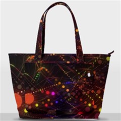 Abstract Light Star Design Laser Light Emitting Diode Back Pocket Shoulder Bag  by uniart180623