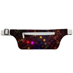 Abstract Light Star Design Laser Light Emitting Diode Active Waist Bag by uniart180623