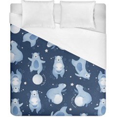 Bear Pattern Patterns Planet Animals Duvet Cover (california King Size) by uniart180623