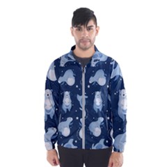 Bear Pattern Patterns Planet Animals Men s Windbreaker by uniart180623