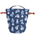 Bear Pattern Patterns Planet Animals Drawstring Bucket Bag View2