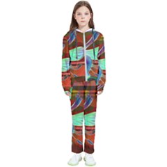 Abstract Fractal Design Digital Wallpaper Graphic Backdrop Kids  Tracksuit by uniart180623