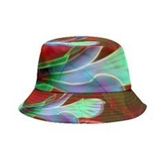 Abstract Fractal Design Digital Wallpaper Graphic Backdrop Inside Out Bucket Hat by uniart180623