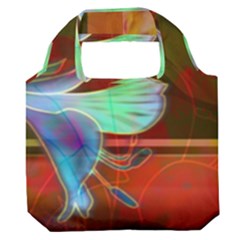 Abstract Fractal Design Digital Wallpaper Graphic Backdrop Premium Foldable Grocery Recycle Bag by uniart180623