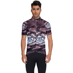 Flower Fractal Art Cool Petal Abstract Men s Short Sleeve Cycling Jersey by uniart180623