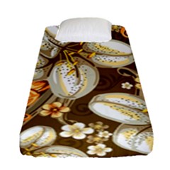 Flowers Pattern Floral Patterns Decorative Art Fitted Sheet (single Size) by uniart180623