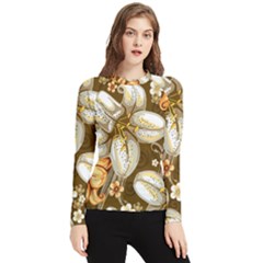 Flowers Pattern Floral Patterns Decorative Art Women s Long Sleeve Rash Guard by uniart180623