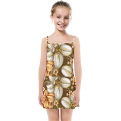 Flowers Pattern Floral Patterns Decorative Art Kids  Summer Sun Dress by uniart180623