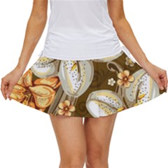 Flowers Pattern Floral Patterns Decorative Art Women s Skort by uniart180623