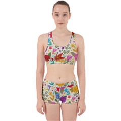 Colorful Flowers Pattern Abstract Patterns Floral Patterns Work It Out Gym Set