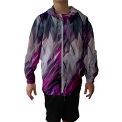 Colorful Artistic Pattern Design Kids  Hooded Windbreaker