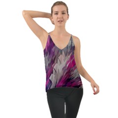 Colorful Artistic Pattern Design Chiffon Cami by uniart180623