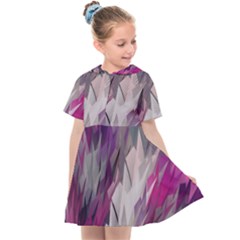 Colorful Artistic Pattern Design Kids  Sailor Dress by uniart180623