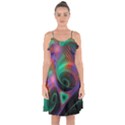 Circle Art 3d Artwork Graphics Vortex Colorful Digital Art Ruffle Detail Chiffon Dress View1