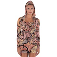 Colorful Paisley Background Artwork Paisley Patterns Long Sleeve Hooded T-shirt by uniart180623