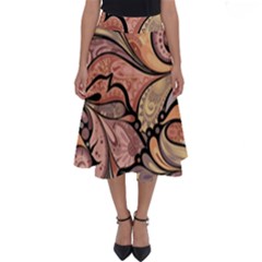 Colorful Paisley Background Artwork Paisley Patterns Perfect Length Midi Skirt by uniart180623