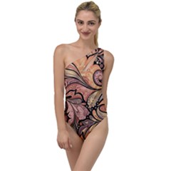 Colorful Paisley Background Artwork Paisley Patterns To One Side Swimsuit by uniart180623