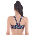 Leaves Leaf Pattern Patterns Colorfu Plunge Bikini Top View2