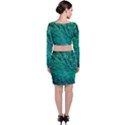 Green And Blue Peafowl Peacock Animal Color Brightly Colored Top and Skirt Sets View2