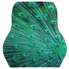 Green And Blue Peafowl Peacock Animal Color Brightly Colored Car Seat Back Cushion  by uniart180623