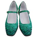 Green And Blue Peafowl Peacock Animal Color Brightly Colored Women s Mary Jane Shoes View1