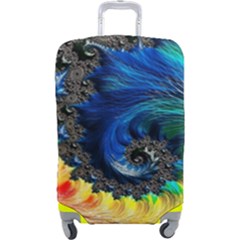 Colorful Digital Art Fractal Design Luggage Cover (large) by uniart180623