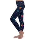 Abstract Minimalism Digital Art Abstract Kids  Lightweight Velour Classic Yoga Leggings View2