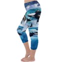 Orca Wave Water Underwater Sky Capri Winter Leggings  View2