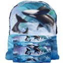 Orca Wave Water Underwater Sky Giant Full Print Backpack View1