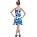 Orca Wave Water Underwater Sky Kids  Overall Dress View2