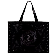 Abstract Mandala Twirl Zipper Mini Tote Bag