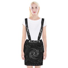 Abstract Mandala Twirl Braces Suspender Skirt by uniart180623